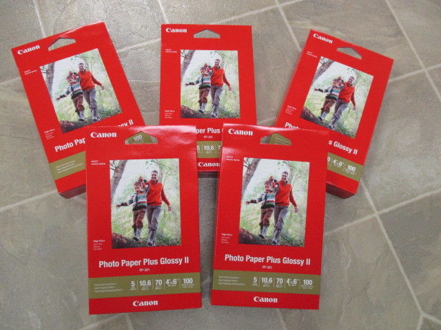 Canon Photo Paper Plus Glossy II PP-301 4x6 carton of 500