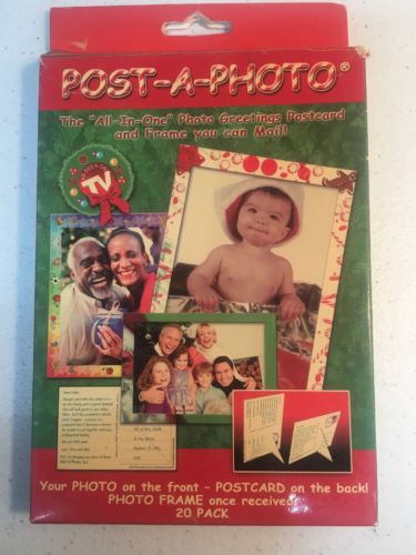 POST-A-PHOTO (20) Pk All In One Photo Greetings Post Cards