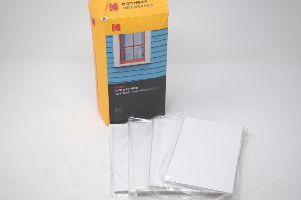 Kodak Photo Printer Paper 80 Sheets Post Card Size