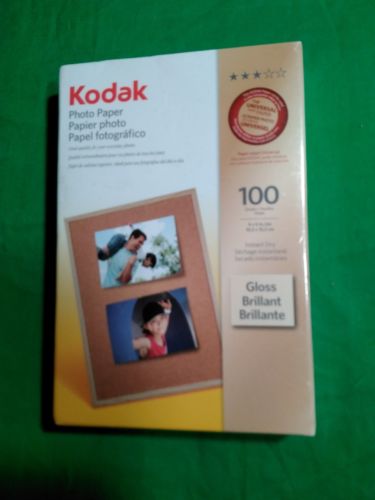 Kodak 4 x 6 Gloss Photo Paper Sealed 100 sheets