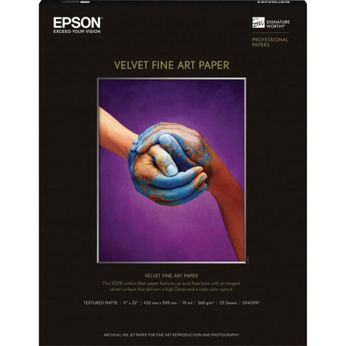Epson Archival Velvet Fine Art Paper 17