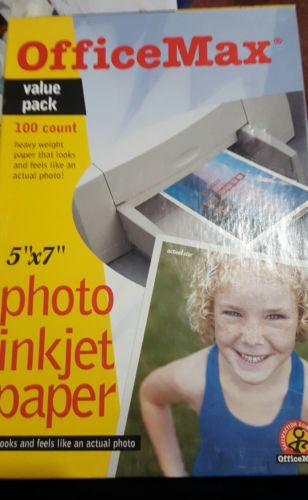 Office Max Inkjet Professional Glossy Photo Paper