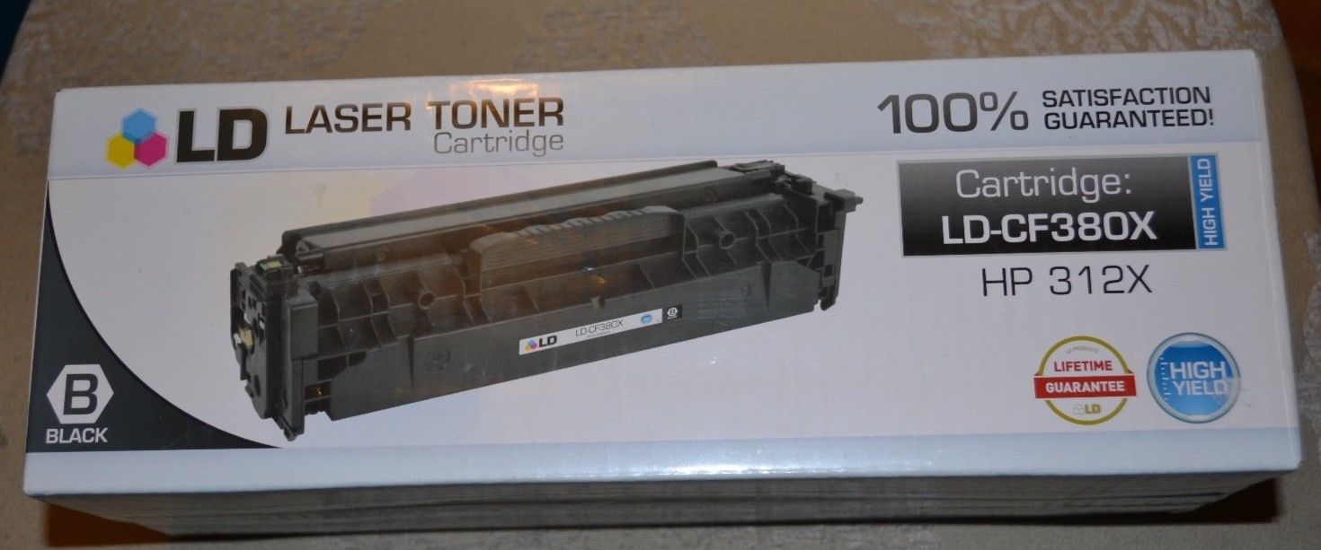 LD Laser Toner Cartridge LD-CF380X, HP 213X-High Yield -Black