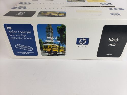 New in Box HP C4191A  Black Toner Cartridge Genuine OEM