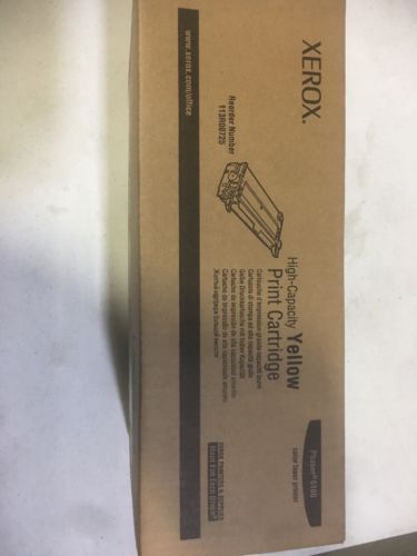 NEW XEROX 113R00725 OEM Genuine Yellow Laser Toner Print Cartridge Sealed 6180