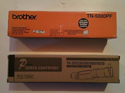 2 CARTRIDGE BROTHER TONER TN-5000 PF TN 200 250 300 8000 8050