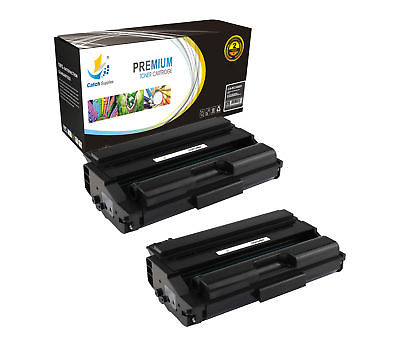 2PK Black 406465Toner Cartridges for Ricoh Aficio SP 3400 3410 3500 3510 Series