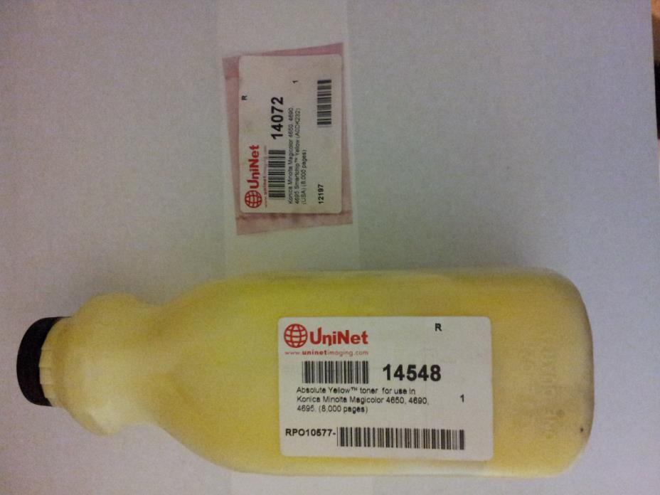 Konica Minolta Magicolor 4650 4690 4695 toner refill Yellow with chip