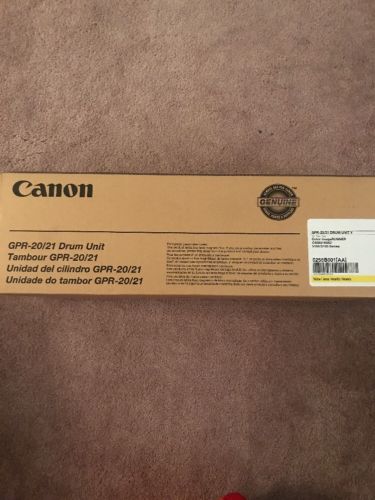 Brand New 0255B001 [AA] CANON GPR-20/21 DRUM UNIT Y YELLOW 5180/5185 Series