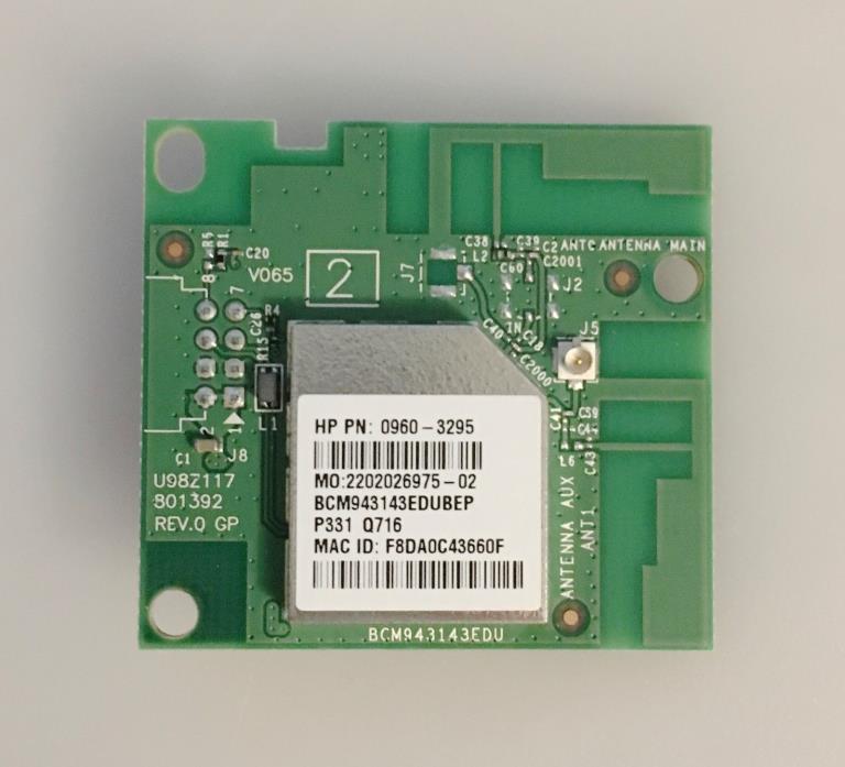 Wireless PCA adapter for HP Color LaserJet pro m452, m477, m377 p/n: 0960-3295
