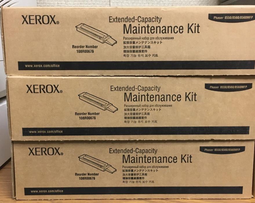 Xerox 108R00676 Extended Capacity Maintenance Kit (Qty 3)