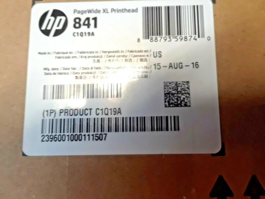 HP 841- Original - Printhead -Page Wide XL 4000 MFP,4500 , 5000 & 8000 C1Q19A