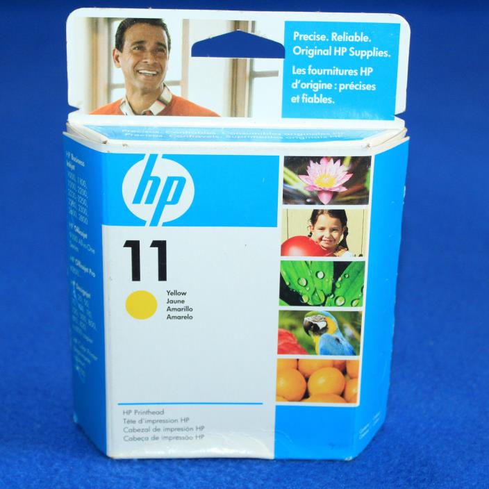 New Factory Sealed Genuine HP 11 Yellow Print Head C4813A Expired