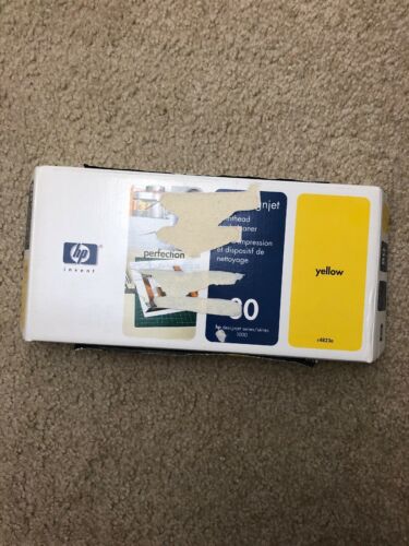 HP Deskjet Yellow Printhead & Cleaner 80 c4823a Series 1000 Exp 7/2012
