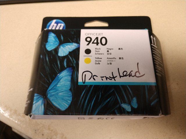 PRINTHEAD, OFFICEJET 940 NIB SEPT 2019 C4900A AS SHOWN