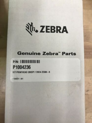 Zebra ZE500-6 RH/LH Thermal Printhead 203DPI, P1004236 NEW OEM