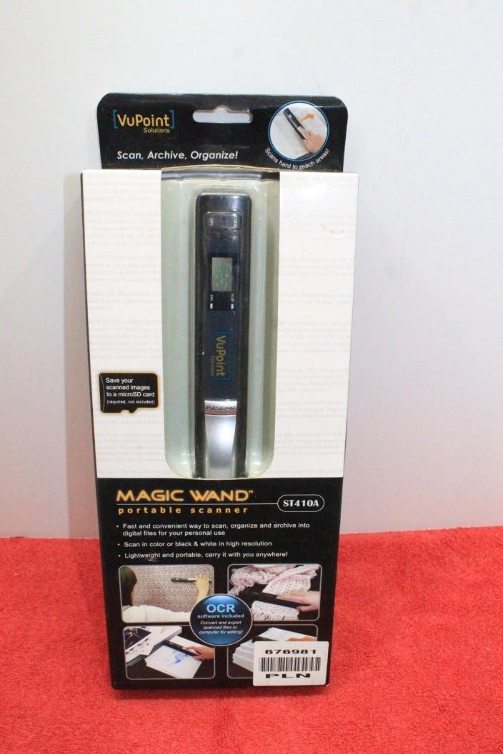 VuPoint Solutions Magic Wand Portable Scanner (PDS-ST410A-VP)