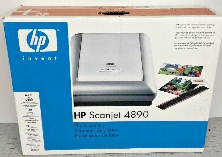 HP Scanjet 4890 Flatbed Photo Scanner Digital Color Desktop USB 4800 x 9600 dpi