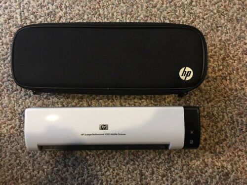 HP ScanJet Professional 1000 Mobile USB Document Scanner L2722 w/ Case