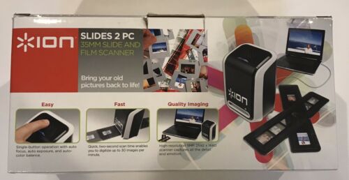 Ion Slides 2 PC 35mm Slide And Film Scanner Film Converter