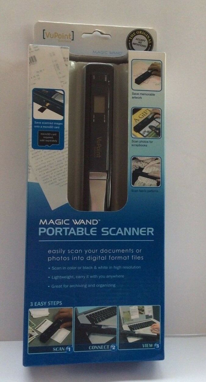 Magic Wand Portable Scanner - Still in Package               O
