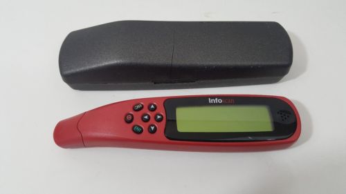 WizCom InfoScan QuickLink Pen Handheld Scanner Tested Working With Case