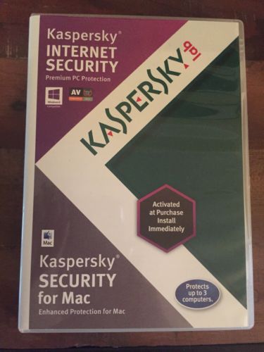 Kaspersky Labs 3 Computer Internet Security Windows Mac 2012
