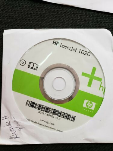 HP LaserJet 1020 CD-ROM software Installation