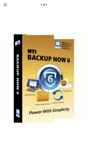 NTI Backup Now 6 - The 