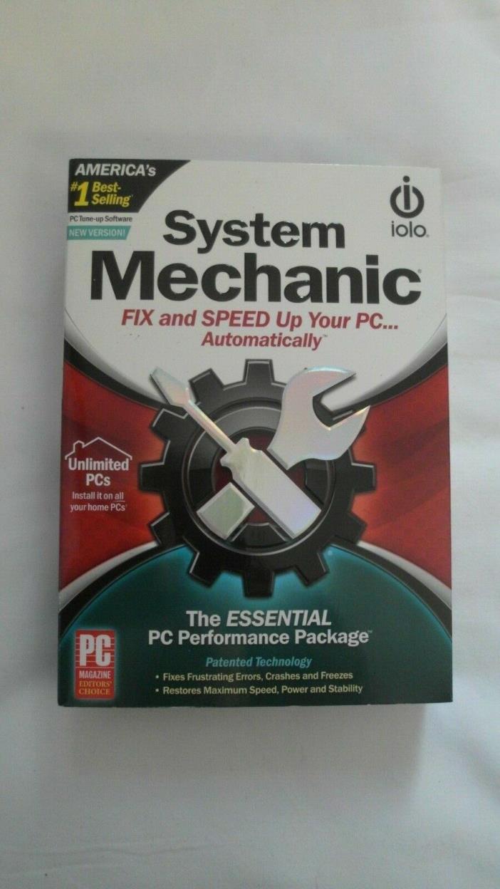 Iolo System Mechanic FIX and SPEED Up Your PC...Automatically The ESSENTIAL