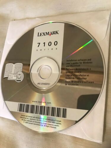 Lexmark 7100 Printer Installation And User’s Guide For Windows And Macintosh CD