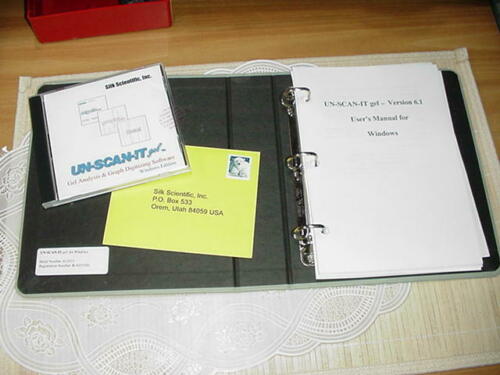Silk Scientific Inc UN-Scan-IT gel Software Version 6.1 for Windows NEW!