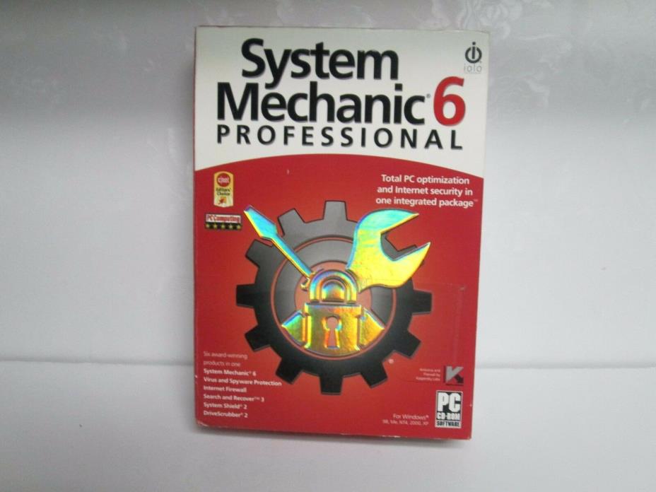 SYSTEM MECHANIC PROFESSIONAL 6 IOLO SEALED  NEW