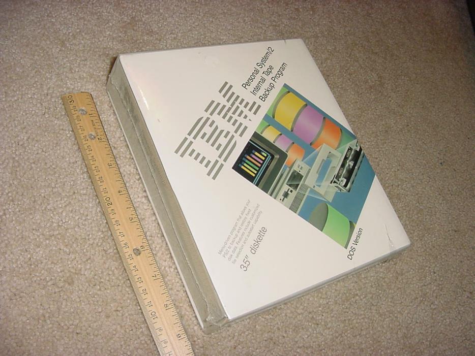 IBM Personal System/2 Internal Tape Backup Program 1988