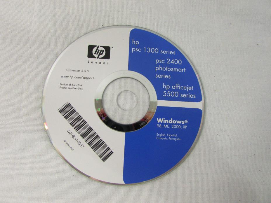 HP Invent for PSC 1300/2400/And Officejet 5500 series Version 3.5.0