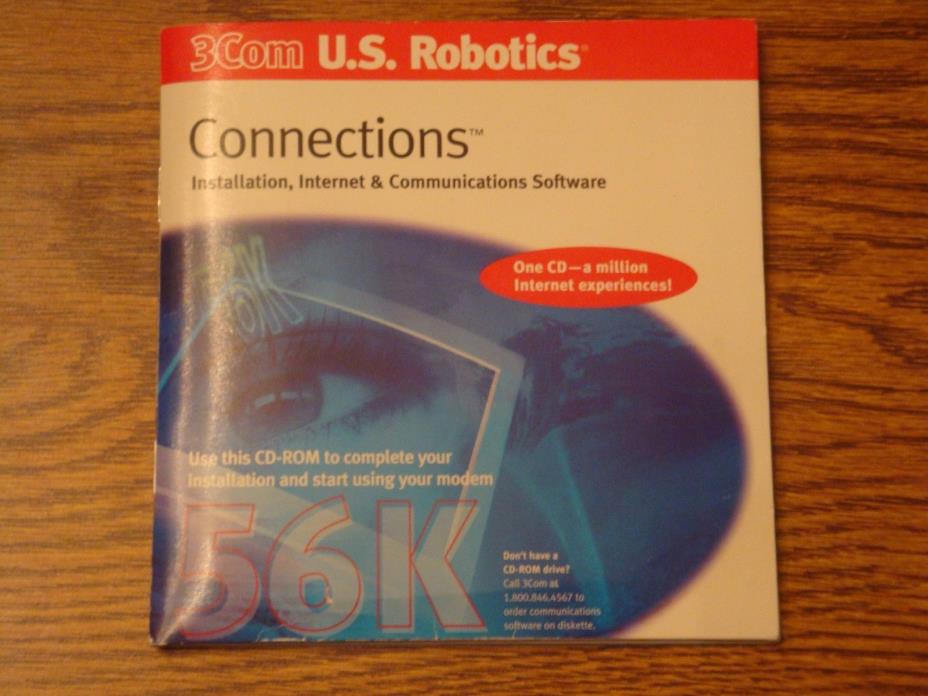 3Com U.S. Robotics Connections 56K Software on Floppy Disk