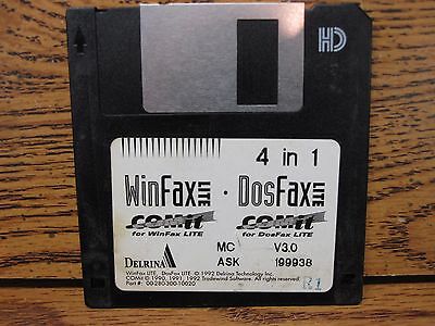 DELRINA 4 IN 1 WINFAX LITE COMIT FOR WINFAX & DOSFAX VERSION 3.0 #00-280-300-
