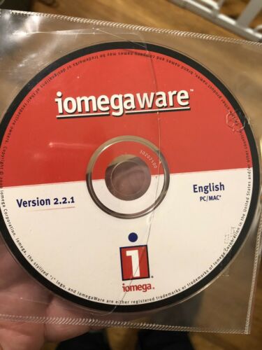 iomegaware Install CD Version 2.2.1 PC/MAC