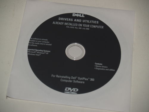 Dell Drivers and Utilities For Reinstalling Dell Optiplex 360 Computer SOftware