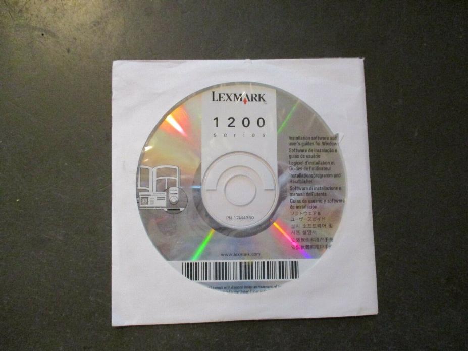 Lexmark 1200 Series Installation Software & User's Guides for Windows 2006