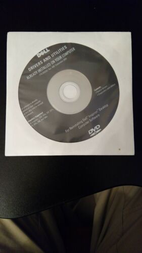 Dell Inspiron Desktop Drivers and Utilities Disc Disk Software W83N2