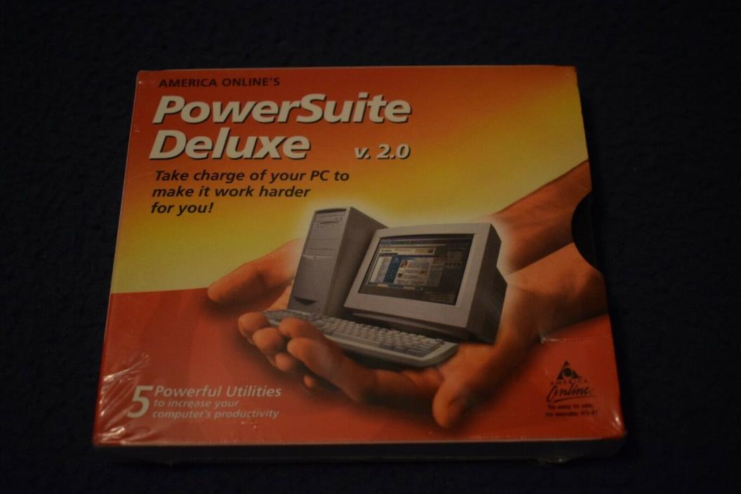 NEW Vintage America Online's Powersuite Deluxe v. 2.0  SOFT018