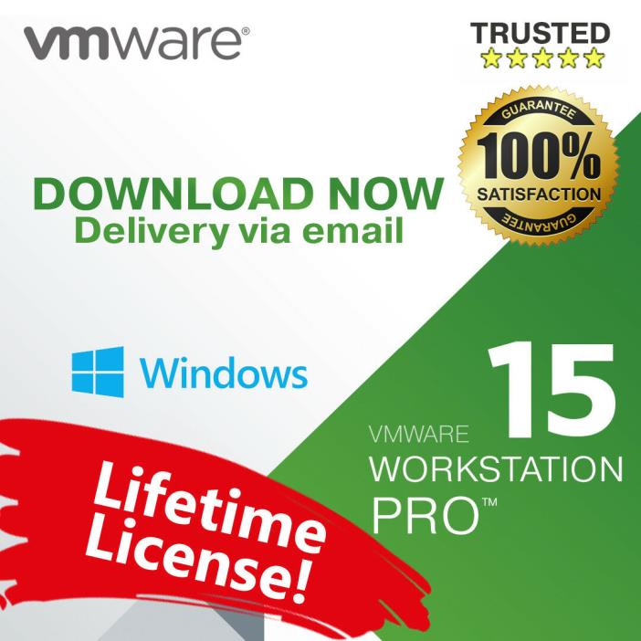 NEW VMware Workstation 15 Pro Full ??LIFETIME KEY 2019??- INSTANT DELIVERY
