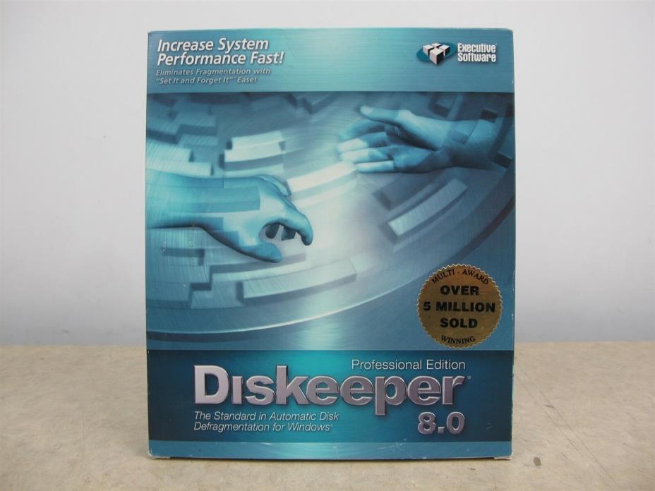 Executive Software Diskeeper Professional Edition 8.0