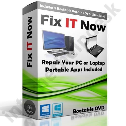 Complete Computer Repair & Recovery Disk Kit For Win 7 8 10