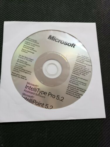 Microsoft IntelliType Pro 5.2 Software CD ROM