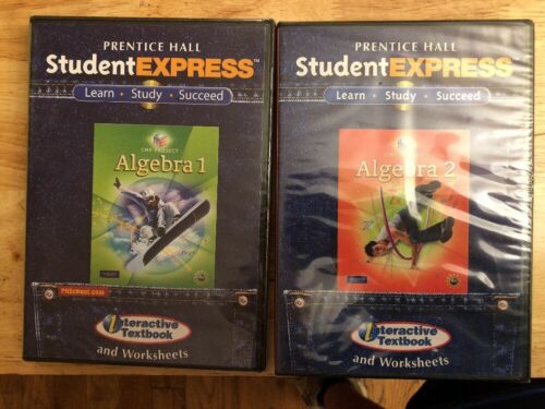 Student Express Algebra 1 And 2 Textbook & Worksheets (CD) Prentice Hal