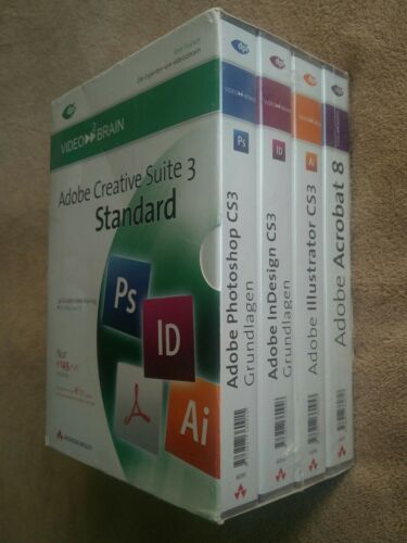Video2Brain Adobe Creative Suite 3 Standard VideoTraining auf DVD, NEU Mac & PC