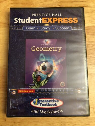 Student Express GEOMETRY (CD Software) Prentice Hall Interactive Textbook + W.S.
