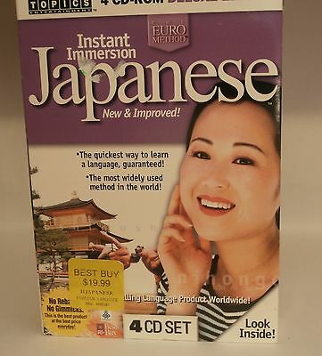 Topics Entertainment Instant Immersion Japanese 4 CD-Rom Deluxe Edition